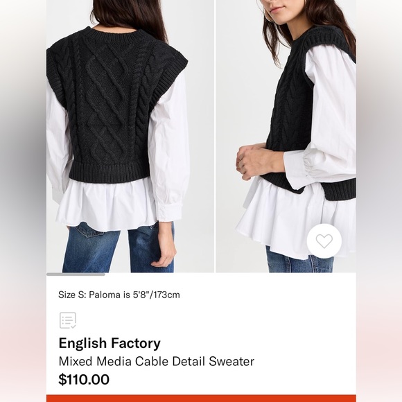 English factory sweater - Picture 2 of 2